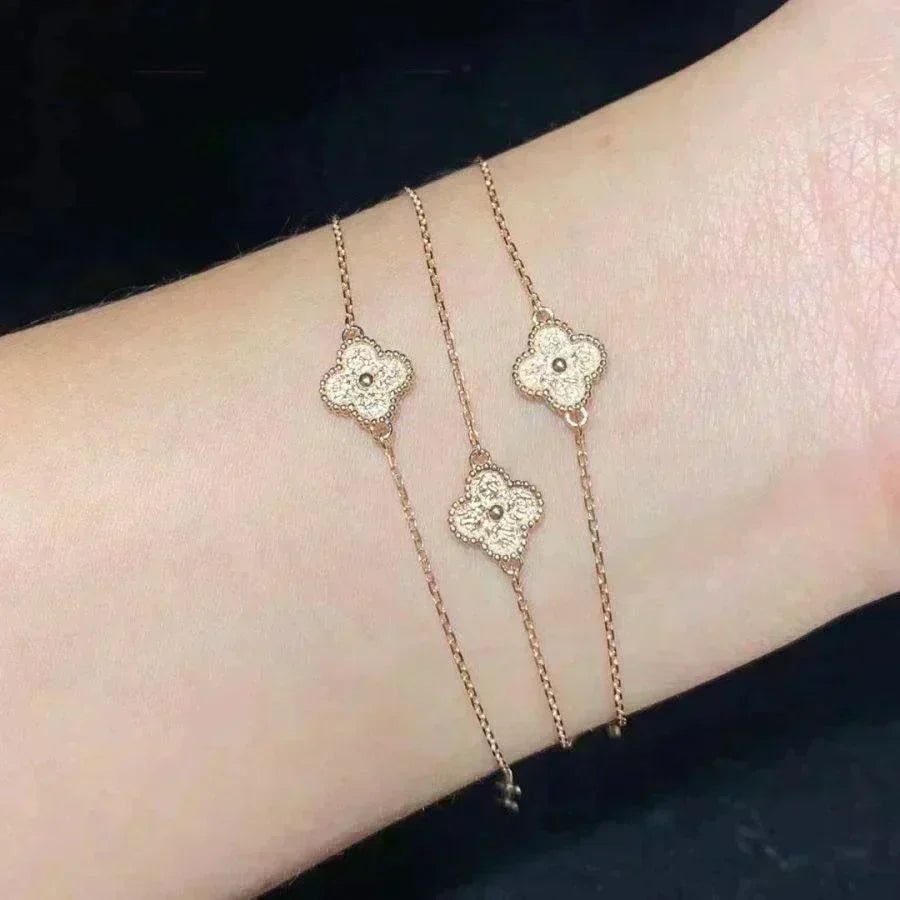 [⭐Maelin]CLOVER SINGLE FLOWER BRACELET