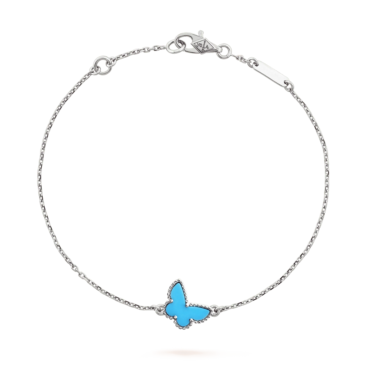 [⭐Maelin]BUTTERFLY TURQUOISE BUTTERFLY BRACELET SILVER