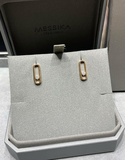 [⭐Maelin]MOVE UNO SMALL 1 DIAMOND EARRINGS