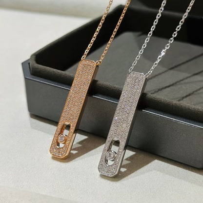 [⭐Maelin]MY FIRST DIAMOND PAVED NECKLACE