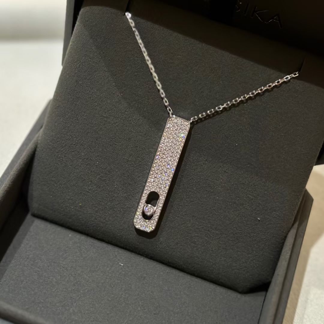 [⭐Maelin]MY FIRST DIAMOND PAVED NECKLACE