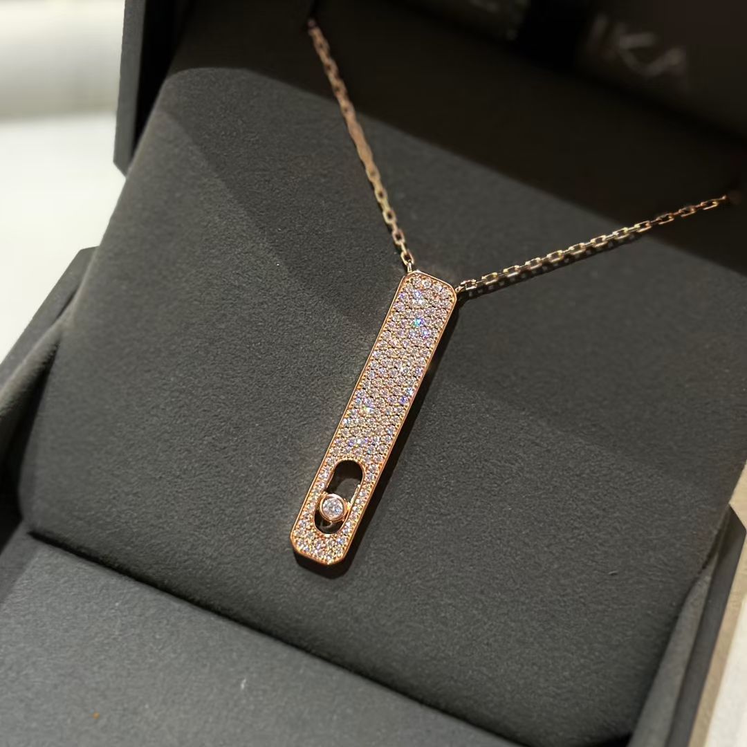 [⭐Maelin]MY FIRST DIAMOND PAVED NECKLACE