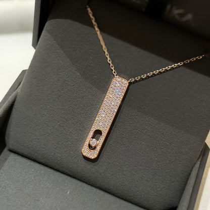 [⭐Maelin]MY FIRST DIAMOND PAVED NECKLACE