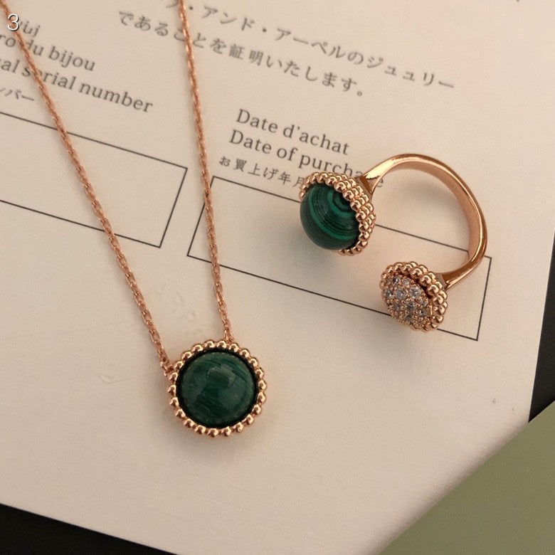 [⭐Maelin]PERLEE COULEURS DIAMOND ROSE GOLD BETWEEN THE FINGER RING