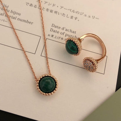 [⭐Maelin]PERLEE COULEURS DIAMOND ROSE GOLD BETWEEN THE FINGER RING