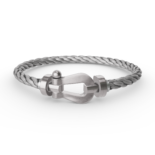 [⭐Maelin]FORCE LARGE HORSESHOE NO DIAMOND BRACELET SILVER