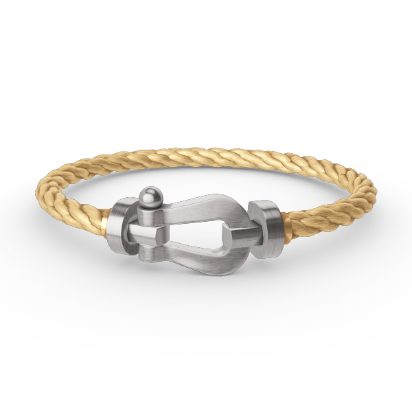 [⭐Maelin]FORCE LARGE HORSESHOE NO DIAMOND BRACELET SILVER