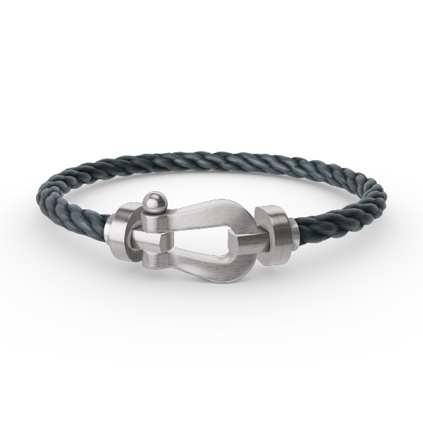 [⭐Maelin]FORCE LARGE HORSESHOE NO DIAMOND BRACELET SILVER