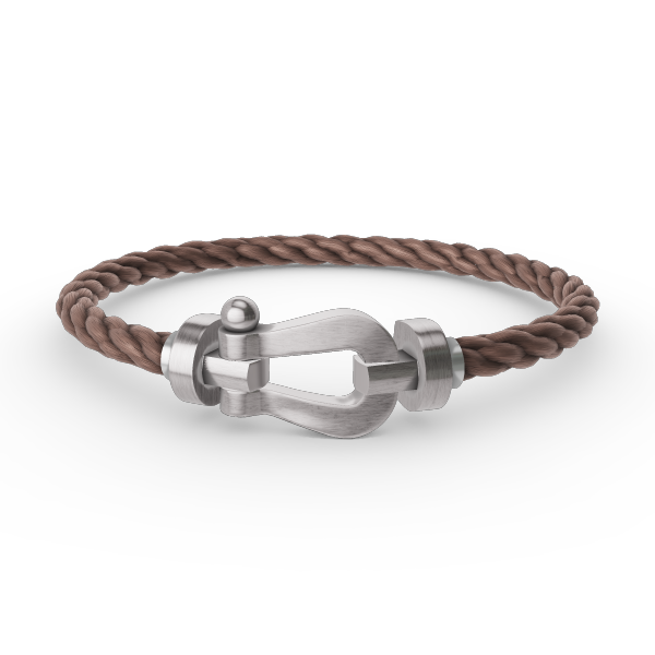 [⭐Maelin]FORCE LARGE HORSESHOE NO DIAMOND BRACELET SILVER