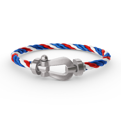 [⭐Maelin]FORCE LARGE HORSESHOE NO DIAMOND BRACELET SILVER