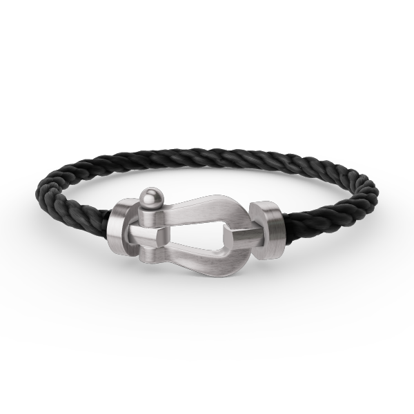 [⭐Maelin]FORCE LARGE HORSESHOE NO DIAMOND BRACELET SILVER