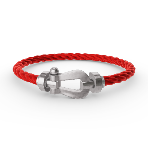 [⭐Maelin]FORCE LARGE HORSESHOE NO DIAMOND BRACELET SILVER