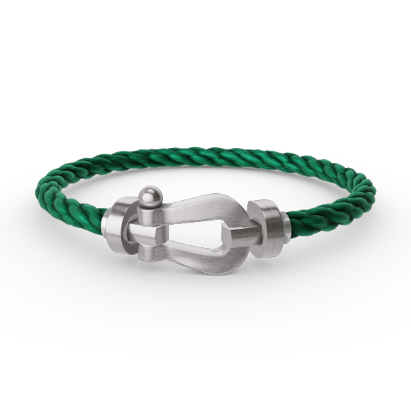 [⭐Maelin]FORCE LARGE HORSESHOE NO DIAMOND BRACELET SILVER