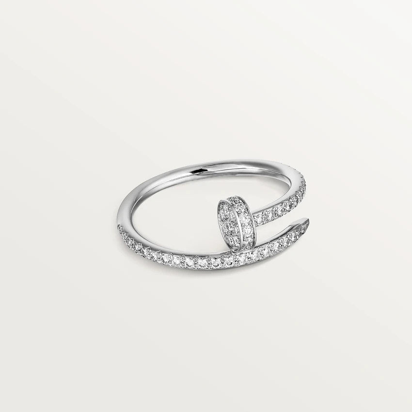 [⭐Maelin]JUSTE RING 1.8MM SILVER DIAMONDS