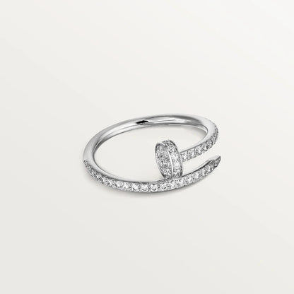 [⭐Maelin]JUSTE RING 1.8MM SILVER DIAMONDS