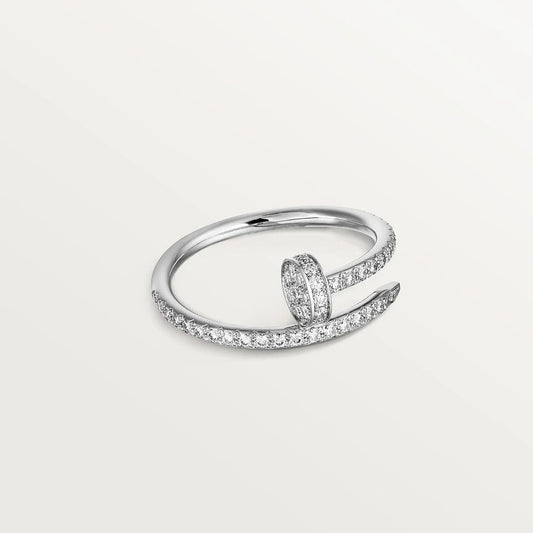 [⭐Maelin]JUSTE RING 1.8MM SILVER DIAMONDS